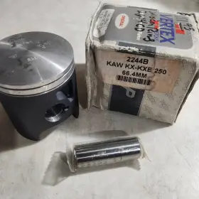 2244b Vertex Piston Kit Kawasaki Kx 250 Gaskets And Bearing 1992-97 Size B 66.36mm