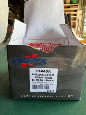23345a Vertex Piston And Rings Set For 09-12 Kx450f 23345a Vertex Piston And Rings Set For 09-12 Kx450f