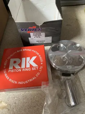 23456d Vertex New High Comp Forged Piston Kit For Honda Crf 450 R 09-12