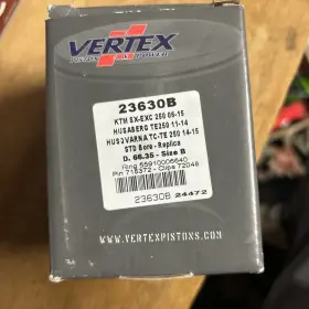 66.350 Vertex 23630b Mm Piston Kit Fits 2006-2023 Ktm 250 Sx Xc Xcw