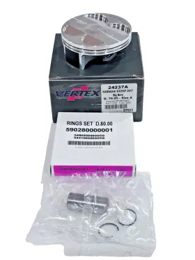 24237a Vertex 79.95mm Forged Big Bore Piston Kit For 2017 Kawasaki Kx250f