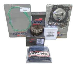 Vertex Vtktc22889b-1 Yamaha Yz250f Wr250f Top End Piston Kit Forged Standard Bore Free Cam Chain