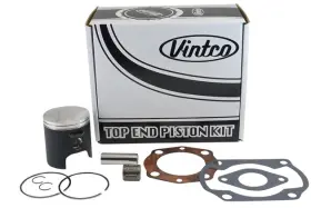 Kth02-1.0 Vintco Top End Piston Kit 57mm 1.0mm For Honda Cr125r 1976-1978