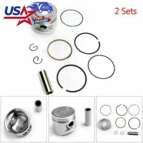 M562-a016-b Vipjq For Honda Rebel Ue 250 Cmx 82-14 Piston Ring Kit Bore Size 53.25mm 0.25 Ey