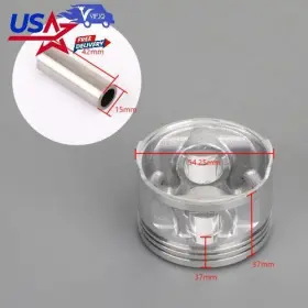 M562-a049-b Vipjq Piston Kit And Rings Set 0.25 O/s Fit For Yamaha Ttr Tt-r 125 L E Le Es 00-07 Yu