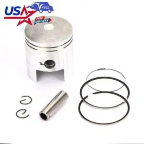 M562-a056-c Vipjq Piston Kit And Rings Set 53mm 0.50 For Suzuki Ah Ag 100 Address V100 91 - 00