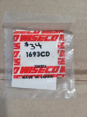 1693cd Wiseco Nos Standard Bore 43.00 Mm Piston Dual Ring Set Kx60 1985 Thru 2003
