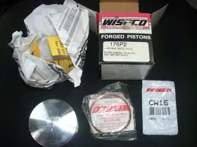 176p2 Wiseco Suzuki Dirt Bike 1971-1981 Ds185 Tc185 Ts185 Oversize Piston Kit