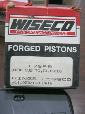 176p8 Wiseco Suzuki Tc185 Ds185 Tx185 Piston Kit .080 Oversize