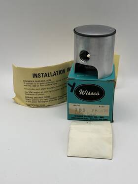 Wiseco 185-p8 New .080 Inch Os Piston Rings And Circlips For 1969-71 Yamaha At1 125 - Jb