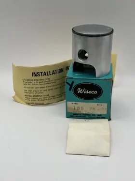 185-p8 Wiseco New .080 Inch Os Piston Rings And Circlips For 1969-71 Yamaha At1 125 - Jb