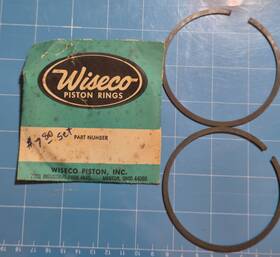 Wiseco 220r6 184r6 3209lc Piston Replacement Rings 81.50mm Yamaha Rt1 Rt2 Rt3 360