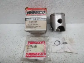 236p2 Wiseco Yamaha Piston Kit At2 At3 Mx125 It125 Dt Dt125 .50 Over #236