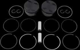 2teprqpnif Wiseco Armorfit Piston Kit 4.125in 0.19inob 11.0 1 Road Glide Custom 17-21