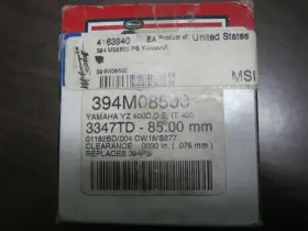 394mo8500 Wiseco Nos Yamaha Yz400 Vintage Motocross Piston Kit 85mm 394ps