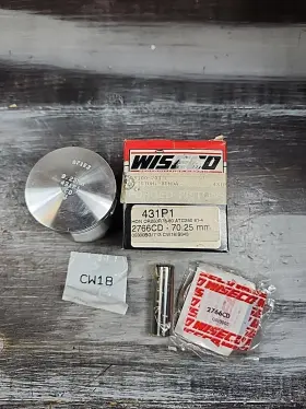 431m07025 Wiseco Piston .25mm 70.25mm Bore Honda Cr250r Atc250r 431p1