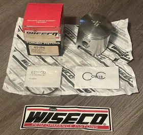 431m07150 Wiseco Nos Honda Cr250 Cr 250 Elsinore Piston Kit 71.50mm 1.50mm Over 431p6