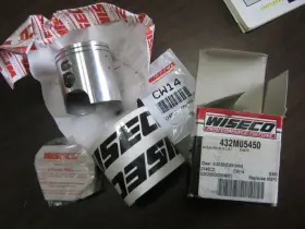 432mo5450 Wiseco 1977-1980 Suzuki Rm125 Vintage Motocross Piston Kit 432p2 .020