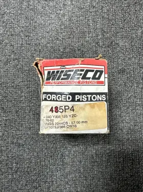 435p4 Wiseco Piston And Ring Kit Yamaha 1976-1982 Yz 125 0.040 Inch 1.0mm Oversized Bore