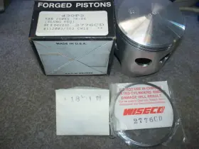 439p2 Wiseco Kawasaki Dirt Bike 1978-1987 Kx Kdx Kxt 250 Oversize Piston Kit New Wiseso