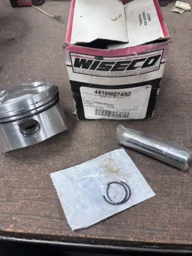 4418m07450 Wiseco Piston Kit 0.50mm 1 Over Bore Kawasaki 85-05 Ksf250 Mojave