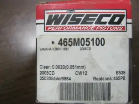 465mo5100 Wiseco 465p8 1981 Yamaha Yz80 Yz80h Piston Kit .080 Oversize