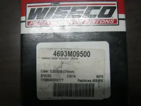 4693mo9500 Wiseco 2000-2001 Yamaha Yz426f Yz426 Piston Kit Std. Compression 4693mo9500 Wiseco 2000-2001 Yamaha Yz426f Yz426 Piston Kit Std. Compression