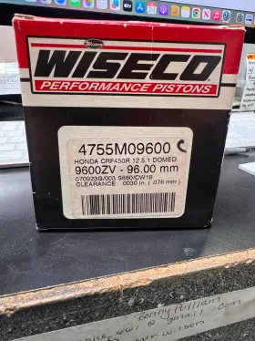 4755mo9600 Wiseco 2005-2017 Crf450x 2002-2008 Crf450r Piston 4755mo9600 Wiseco 2005-2017 Crf450x 2002-2008 Crf450r Piston