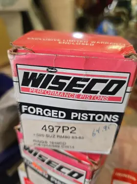 497m04950 Wiseco 497p2 Suzuki Dirt Bike 1983-1985 Rm80 Rm 80 Oversize .50mm Piston