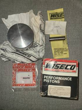 Wiseco 500p2 1983 1984 83 84 Suzuki Rm500 Piston Kit Step 2 New