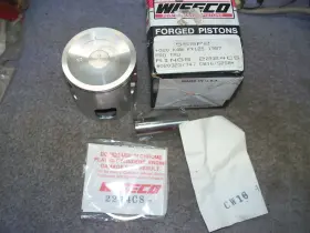 555m05650 Wiseco Kawasaki Dirt Bike 1987 Kx125 Kx 125 Oversize Piston Kit New 555p2