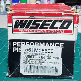 561m08600 Wiseco Piston Kit Suzuki Lt500r 86mm 2-stroke Pro-lite Nos