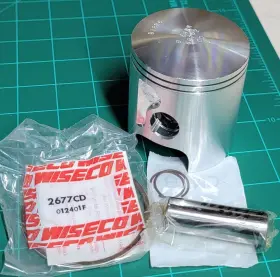 607p2 Wiseco Piston Kit 68.00mm 0.20mm For 1990-1991 Kx250 2-stroke