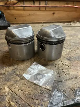 62128 Wiseco Forged Piston Kit .020 10 1 - 72-85 Harley Sportster Ironhead 1000