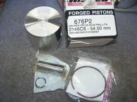 676m05450 Wiseco Honda Dirt Bike 1992-2003 Cr125r Cr 125 Oversize Piston Kit New 676p2