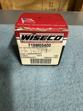 719m05400 Wiseco Piston For 1998 Kx125 Missing Circlips And Rings