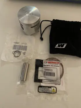 782m05050 Wiseco Piston Kit Kawasaki Kx85 Kx 85 50.50mm 2mm Over Bore 2001-2013