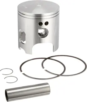 795m06550 Wiseco 65.50 Mm 2-stroke Atv Piston Black
