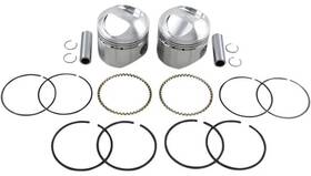 Wiseco Ao574aw39c Hp Piston Kit 3.497in 9.0 1 Harley Electra Glide Sport 80