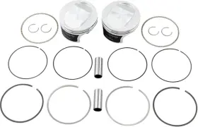 Bqrypxk2wr Wiseco Tracker Forged Piston Kit Tc95 3.895 10.5 1 Dyna Switchblade Cvo 01-02