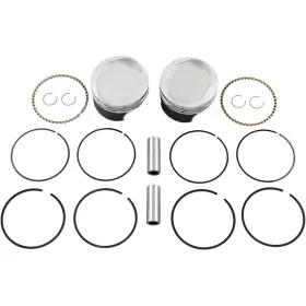 K0213p1 Wiseco Tracker Piston Kit 883 To 1200 Evo Sporster 10.5 1 .010