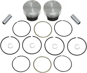 K0215p1 Wiseco Tracker Piston Kit .010 Flattop 8.5 1 Cr
