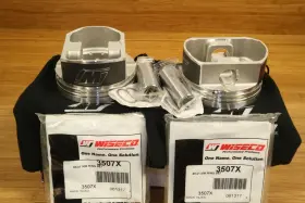 K1683 Wiseco Harley-davidson Evo Sportster 883cc To 1200cc Piston Kit 3.508 Inch 1986-2021