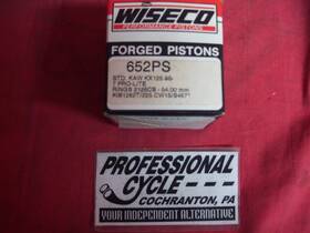 Wiseco / Kawasaki 652ps 95-97 Kx125 54mm Std. Piston Kit With B1013 Bearing