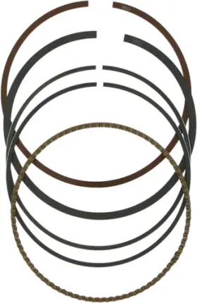 Nevtoyme62 Wiseco 4-stroke Steel Single Piston Ring Set 92.5mm For Honda Pro Link 500 83-84