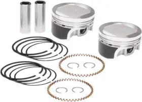 K0215p2 Wiseco Piston Tracker Pistons .020 Inch Over 3.518 8.5 1 #k0215p2 Harley Davidson