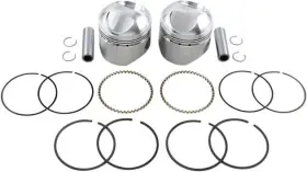 K1609 Wiseco Piston Pistons .040 Inch Over 3.477 9 1 Harley Davidson