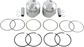 K1612 Wiseco Piston Pistons .080 Inch Over 3.517 9 1 Harley Electra Glide/super Glide