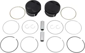 K2787 Wiseco Piston Black Edition Pistons 4.250 Inch 11.0 1 #k2787 Harley Davidson