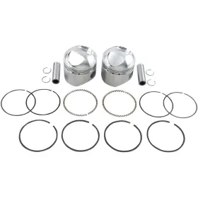 Wiseco - Powersports 193564149480 Piston Kit Standard 1948-1980 Big Twin K1605